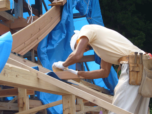 宮大工の日常風景